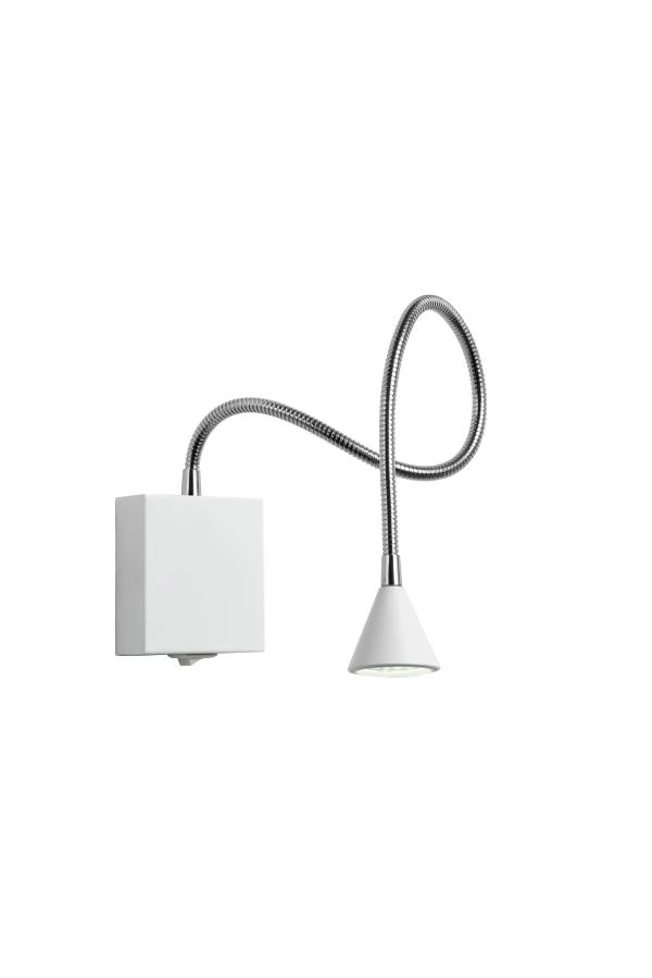 Lucide BUDDY - Bedside lamp / Wall light - LED - 1x4W 4000K - White - detail 3